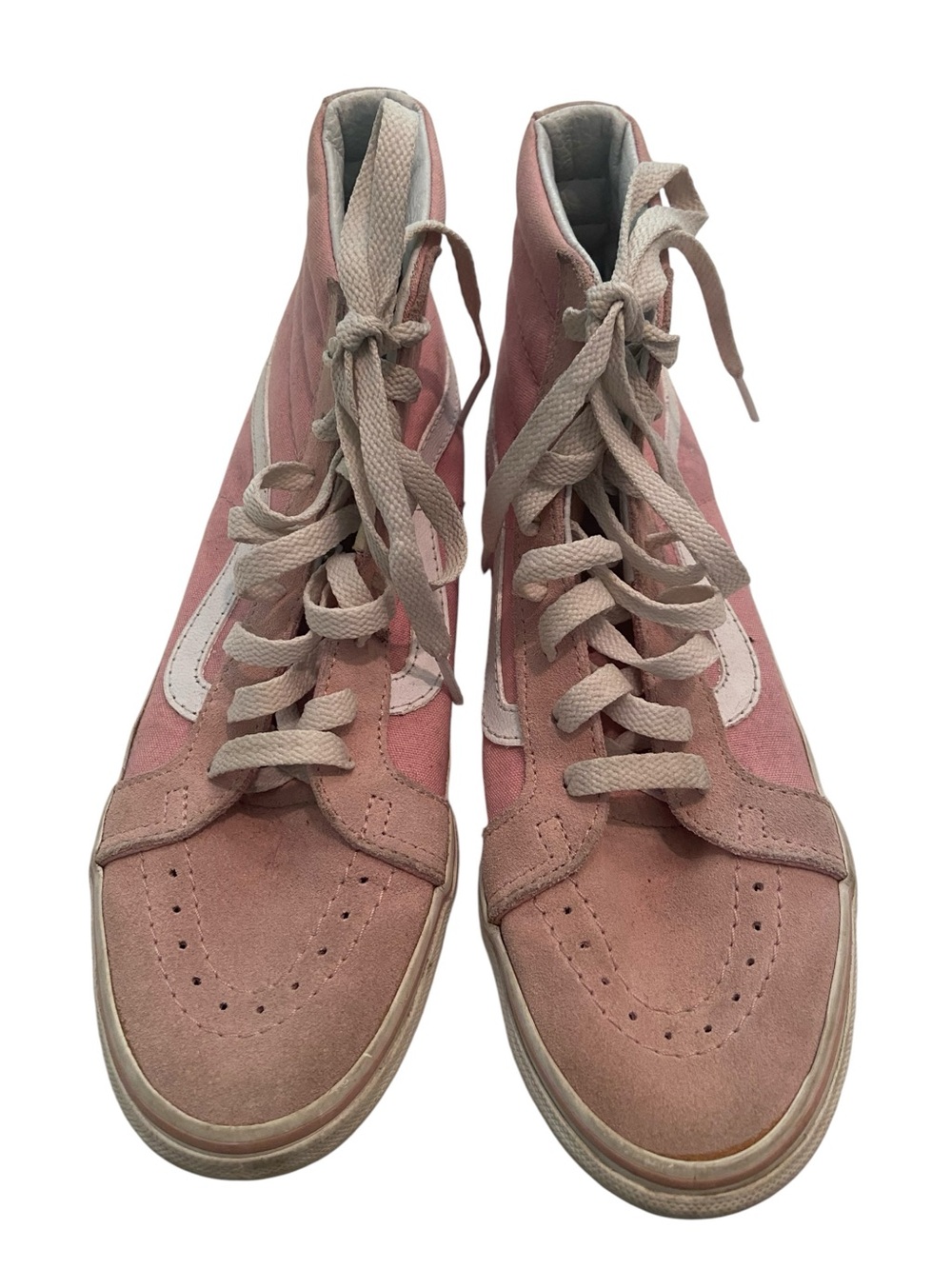 VANS PINK HIGH TOPS SIZE 7